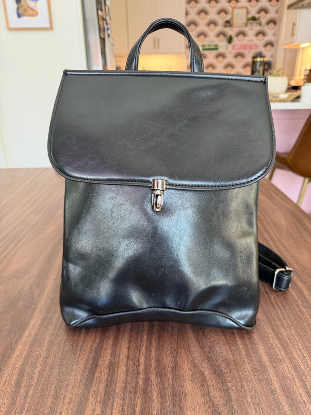 Faux Leather backpack